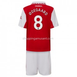 Maillot de Foot Arsenal Odegaard 8 Enfant Domicile 2022-2023 Manche Courte