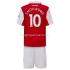Maillot de Foot Arsenal Smith Rowe 10 Enfant Domicile 2022-2023 Manche Courte