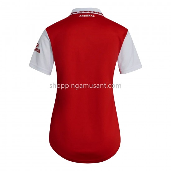 Maillot de Foot Arsenal Féminine Domicile 2022-2023 Manche Courte