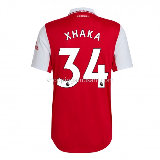 Maillot de Foot Arsenal Xhaka 34 Domicile 2022-2023 Manche Courte