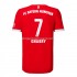 Maillot de Foot Bayern Munich Gnabry 7 Domicile 2022-2023 Manche Courte