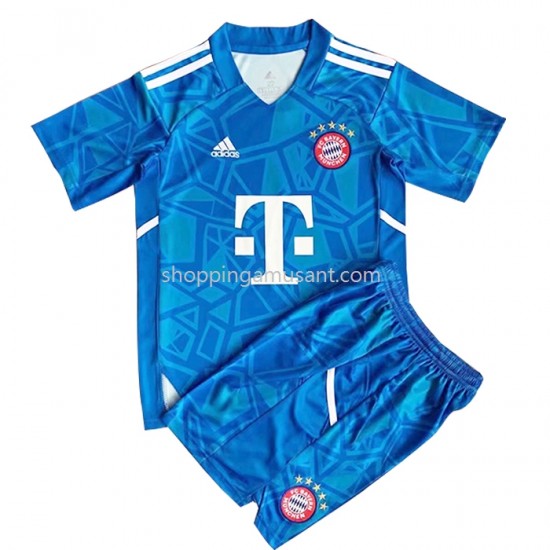 Maillot de Foot Bayern Munich Gardien Enfant 4ème 2022-2023 Manche Courte