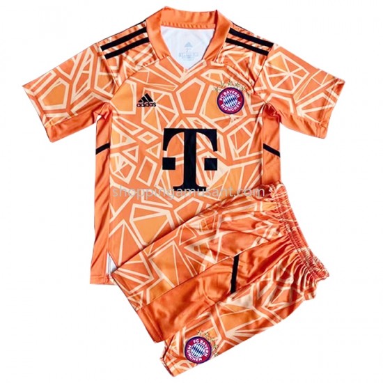 Maillot de Foot Bayern Munich Gardien Enfant Neutre 2022-2023 Manche Courte