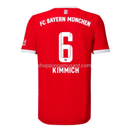 Maillot de Foot Bayern Munich Kimmich 6 Domicile 2022-2023 Manche Courte