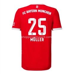 Maillot de Foot Bayern Munich Muller 25 Domicile 2022-2023 Manche Courte