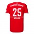 Maillot de Foot Bayern Munich Muller 25 Domicile 2022-2023 Manche Courte