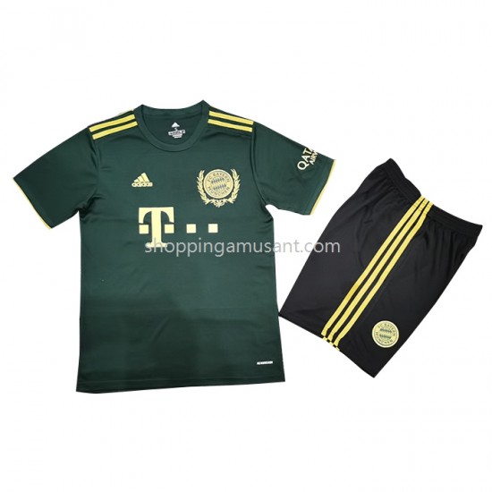 Maillot de Foot Bayern Munich Enfant Domicile 2021-2022 Manche Courte