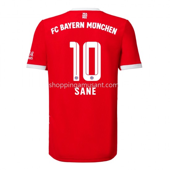 Maillot de Foot Bayern Munich Sane 10 Domicile 2022-2023 Manche Courte