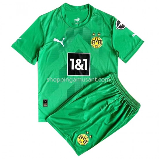 Maillot de Foot Borussia Dortmund Enfant Extérieur 2022-2023 Manche Courte