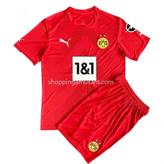 Maillot de Foot Borussia Dortmund Gardien Enfant Domicile 2022-2023 Manche Courte