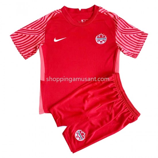Maillot de Foot Canada Enfant Domicile 2022 Manche Courte