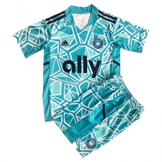 Maillot de Foot Charlotte FC Enfant Domicile 2022-2023 Manche Courte