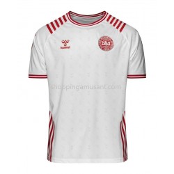 Maillot de Foot Danemark Extérieur Coupe du Monde 2022 Manche Courte