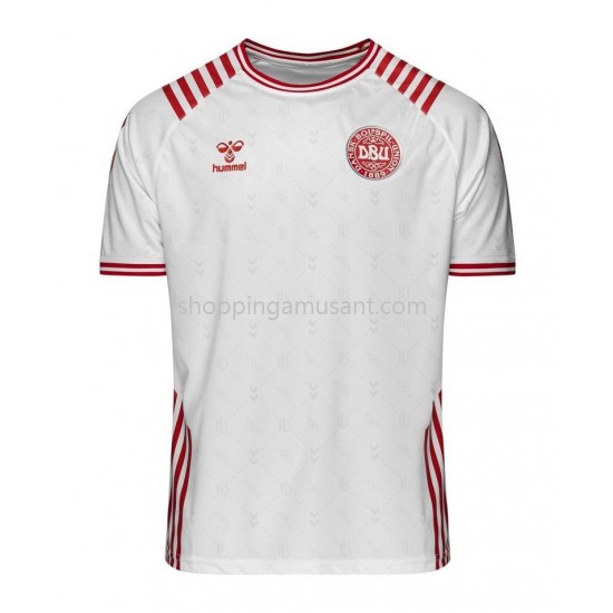 Maillot de Foot Danemark Extérieur Coupe du Monde 2022 Manche Courte