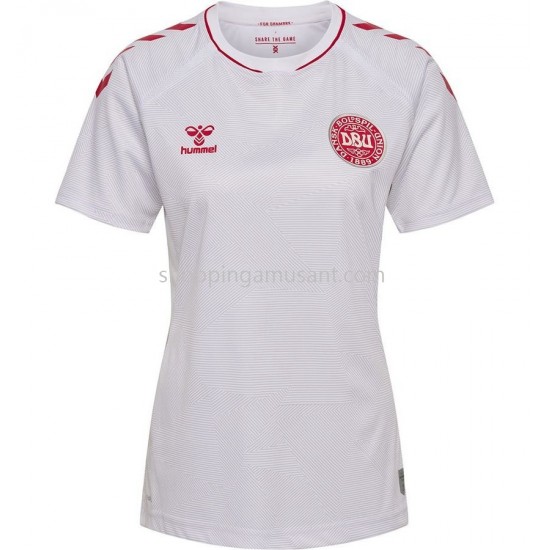 Maillot de Foot Danemark Féminine Extérieur 2022 Manche Courte