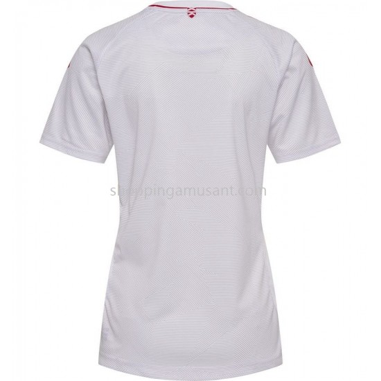 Maillot de Foot Danemark Féminine Extérieur 2022 Manche Courte