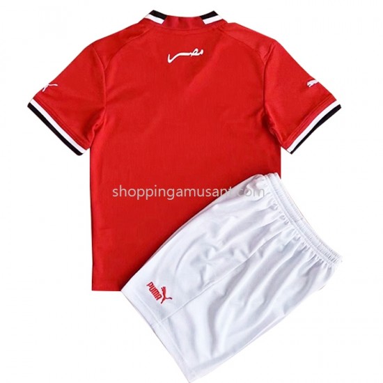Maillot de Foot Égypte Enfant Domicile 2022 Manche Courte