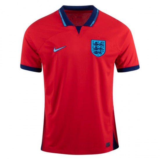 Maillot de Foot Angleterre Extérieur Coupe du Monde 2022 Manche Courte