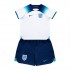 Maillot de Foot Angleterre Enfant Domicile Coupe du Monde 2022 Manche Courte