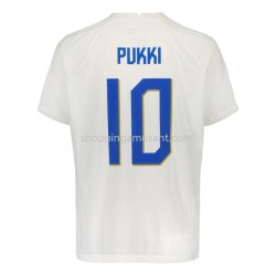 Maillot de Foot Finlande PUKKI 10 Domicile 2022 Manche Courte