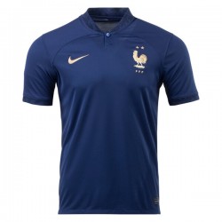 Maillot de Foot Frankrig Domicile Coupe du Monde 2022 Manche Courte