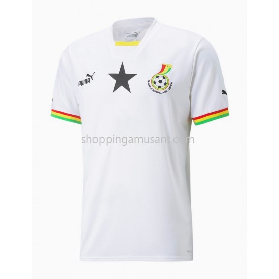 Maillot de Foot Ghana Domicile Coupe du Monde 2022 Manche Courte