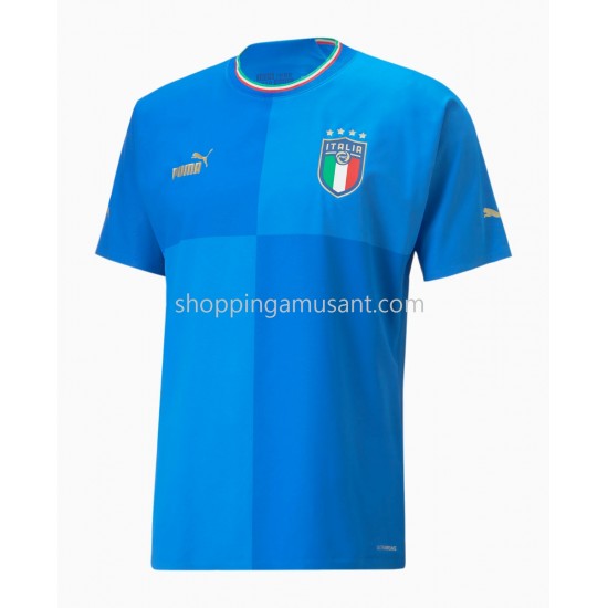 Maillot de Foot Italie Domicile 2022 Manche Courte