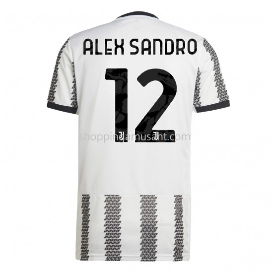 Maillot de Foot Juventus Alex Sandro 12 Domicile 2022-2023 Manche Courte