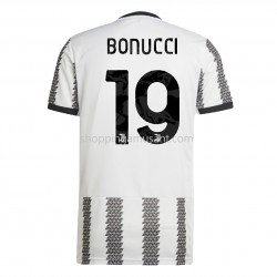 Maillot de Foot Juventus Bonucci 19 Domicile 2022-2023 Manche Courte