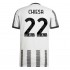 Maillot de Foot Juventus Chiesa 22 Domicile 2022-2023 Manche Courte