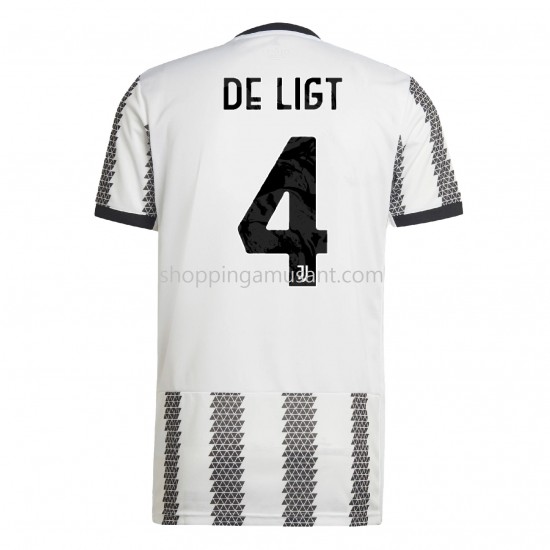 Maillot de Foot Juventus De Ligt 4 Domicile 2022-2023 Manche Courte