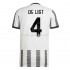 Maillot de Foot Juventus De Ligt 4 Domicile 2022-2023 Manche Courte