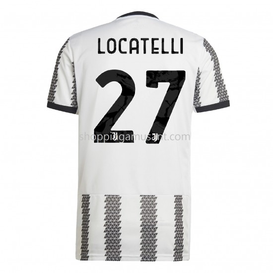 Maillot de Foot Juventus Locatelli 27 Domicile 2022-2023 Manche Courte