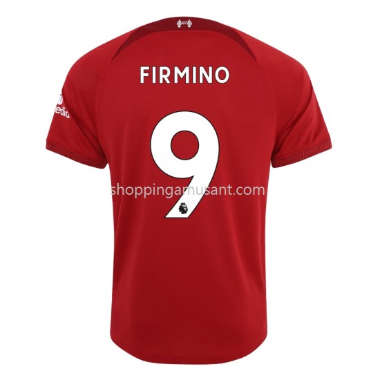 Maillot de Foot Liverpool Firmino 9 Domicile 2022-2023 Manche Courte