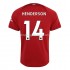 Maillot de Foot Liverpool Henderson 14 Domicile 2022-2023 Manche Courte