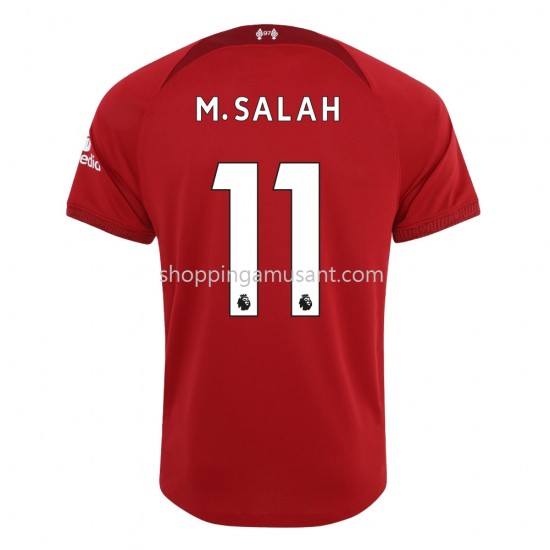 Maillot de Foot Liverpool M.Salah 11 Domicile 2022-2023 Manche Courte