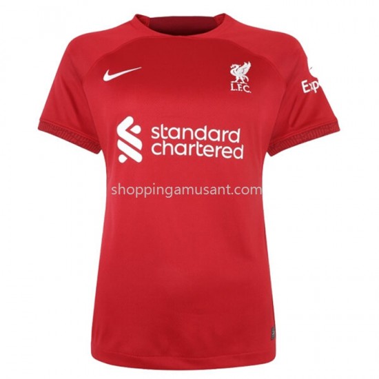 Maillot de Foot Liverpool Féminine Domicile 2022-2023 Manche Courte