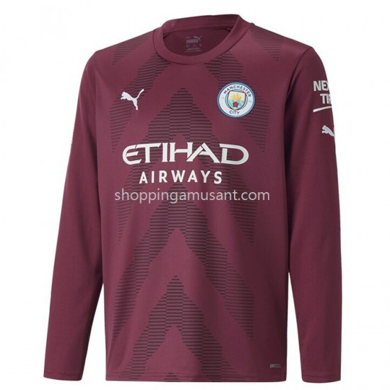 Maillot de Foot Manchester City Gardien Domicile 2022-2023 Manche Longue