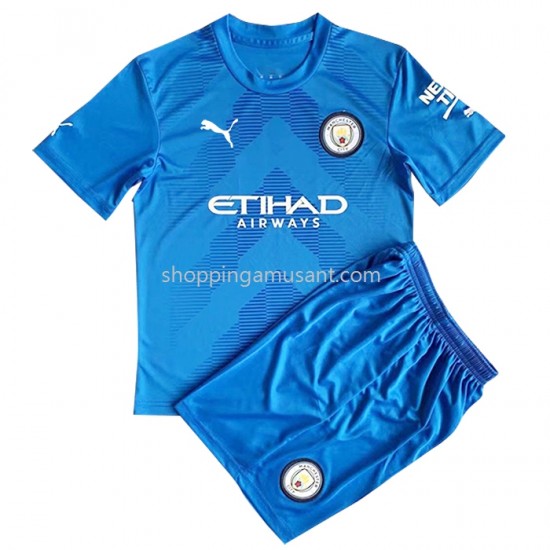 Maillot de Foot Manchester City Enfant Extérieur 2022-2023 Manche Courte