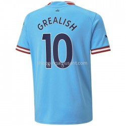 Maillot de Foot Manchester City Grealish 10 Domicile 2022-2023 Manche Courte