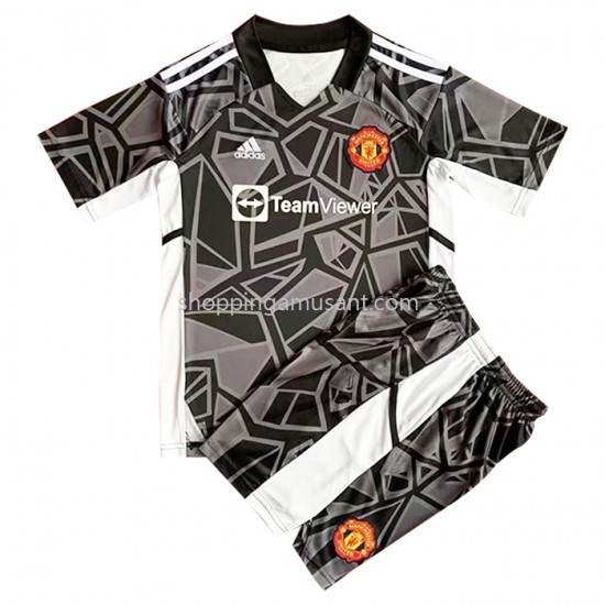 Maillot de Foot Manchester United Enfant Extérieur 2022-2023 Manche Courte