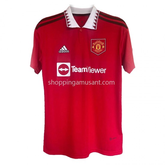 Maillot de Foot Manchester United Domicile 2022-2023 Manche Courte