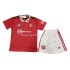 Maillot de Foot Manchester United Enfant Domicile 2022-2023 Manche Courte