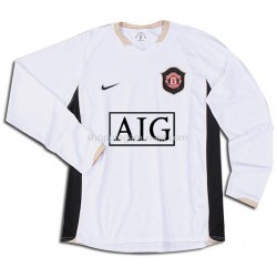Maillot de Foot Manchester United Extérieur 2006-2007 Manche Courte