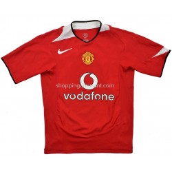Maillot de Foot Manchester United Domicile 2004-2006 Manche Courte