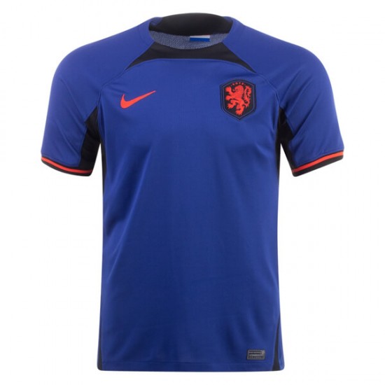 Maillot de Foot Pays-Bas Extérieur Coupe du Monde 2022 Manche Courte