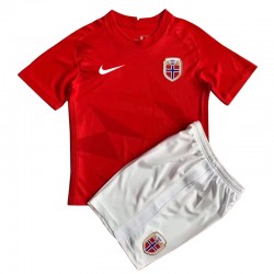 Maillot de Foot Norvège Enfant Domicile 2022 Manche Courte