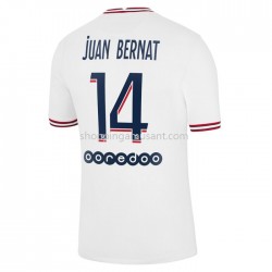 Maillot de Foot Paris Saint-Germain Juan Bernat 14 4ème 2021-2022 Manche Courte