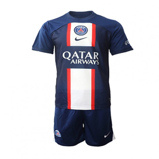 Maillot de Foot Paris Saint-Germain Enfant Domicile 2022-2023 Manche Courte