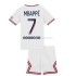 Maillot de Foot Paris Saint-Germain Kylian Mbappe 7 Enfant 4ème 2021-2022 Manche Courte
